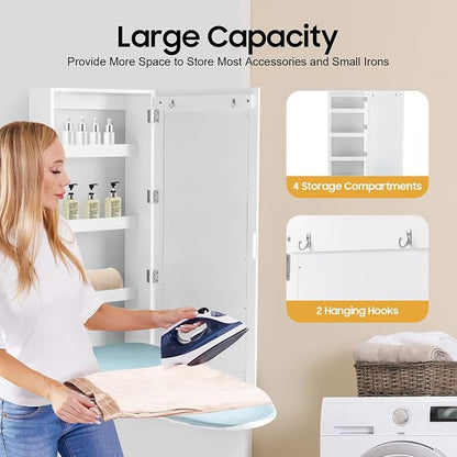 Wall Mounted Ironing Board Cabinet, Swiveling Ironing Board - Image 4