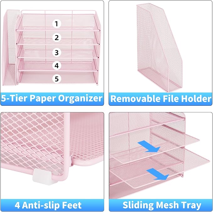 OPNICE 5-Tier Paper Organizer - Image 3