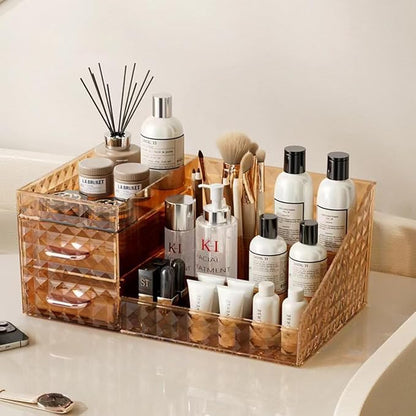 Clear Makeup Organizer for Vanity, Desk Makeup Caddy - Image 4