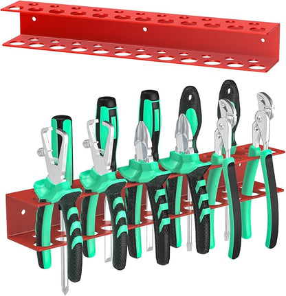 Screwdrivers Pliers Holder Wall Mount, Metal Utility Storage Rack by TUSPEU