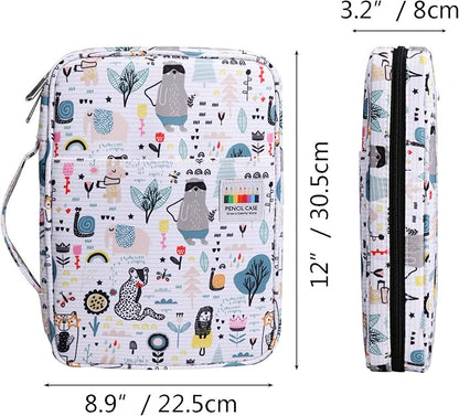 JAKAGO 220 Slots Colored Pencil Case Large Capacity Pen Holder - Image 2