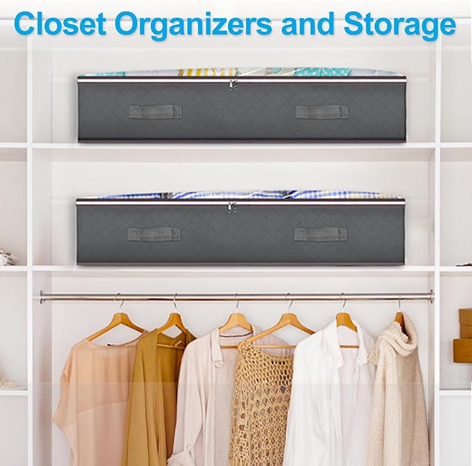 Budding Joy 60L Under Bed Storage Containers, Storage Bins - Image 3