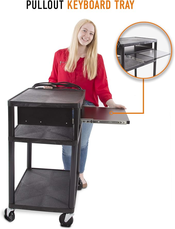 Line Leader Plastic AV Cart - Image 2