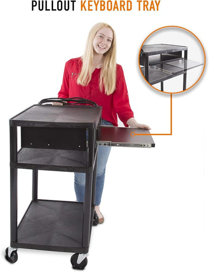 Line Leader Plastic AV Cart - Image 2