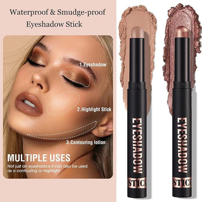 Eyeshadow Stick Cream Single Eyeshadow Pencil Makeup, High Pigmented - Image 6
