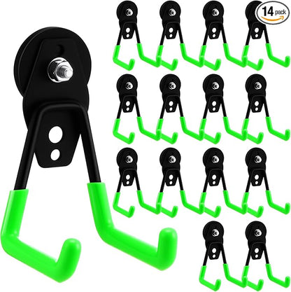 Landhoow Large Magnetic Hooks Heavy Duty Garage Magnet Hooks Strong Storage by Landhoow