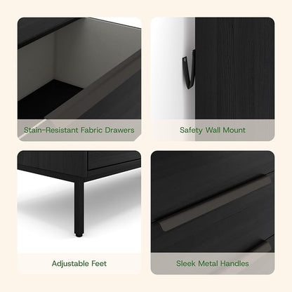 tinge Lira Premium Fabric Dresser - Image 7