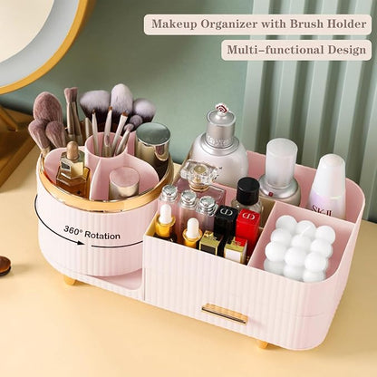 Rotating Makeup Organizer for Vanity - Image 2