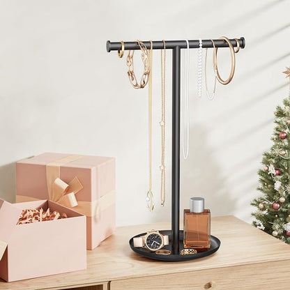 Necklace Organizer Stand with Storage Tray - Image 7