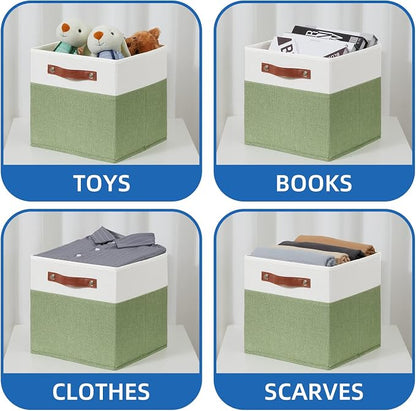 Temary Fabric Storage Bin 11x11 Cube Storage Bins - Image 4