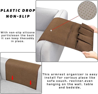 NB Sofa Armrest Organize remote holder bedside caddy organizer - Image 5