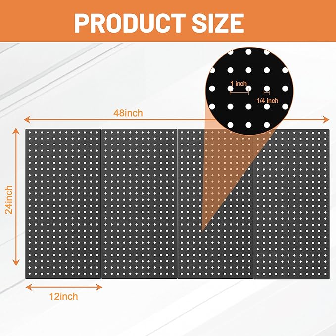 Ultrawall 4 Pack Metal Peg Board Panels - Image 3