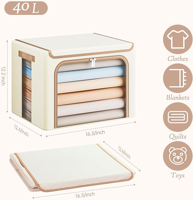 Yecaye Clothes Storage Bins - Image 6