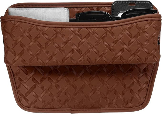 HARFINGTON Car Seat Gap Filler Organizer 11.5 x 8 x 2.1 Inch Leather Universal by HARFINGTON