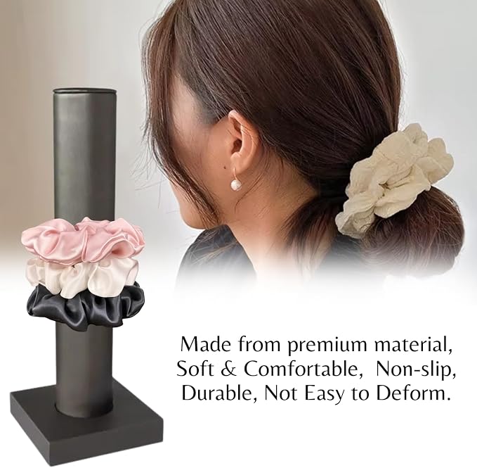 Novel Box Silver Leatherette Vertical Bracelet/Bangle Display Tower - Image 3
