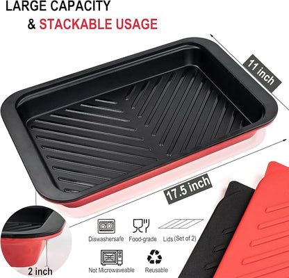 Bamboo Grilling Prep and Serve Trays - Image 3