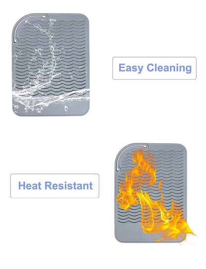 Heat Resistant Mat for Curling Iron, Flat Irons and Hair Straightener Hair - Image 3