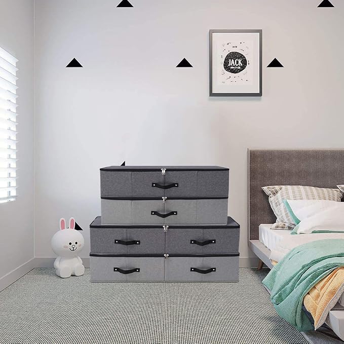 Omygarden 2PCS Foldable Under Bed Storage Box - Image 8