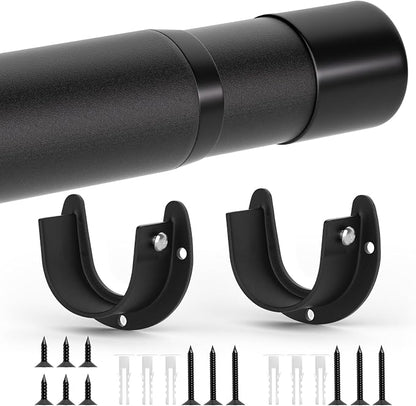Closet Rods for Hanging Clothes, 17 to 53 Inch Closet Rod, Heavy Duty by SUTINE