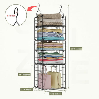 X-cosrack Hanging Closet Organizer and Storage - Image 3