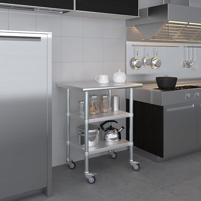 AmGood Stainless Steel Work Table - Image 9