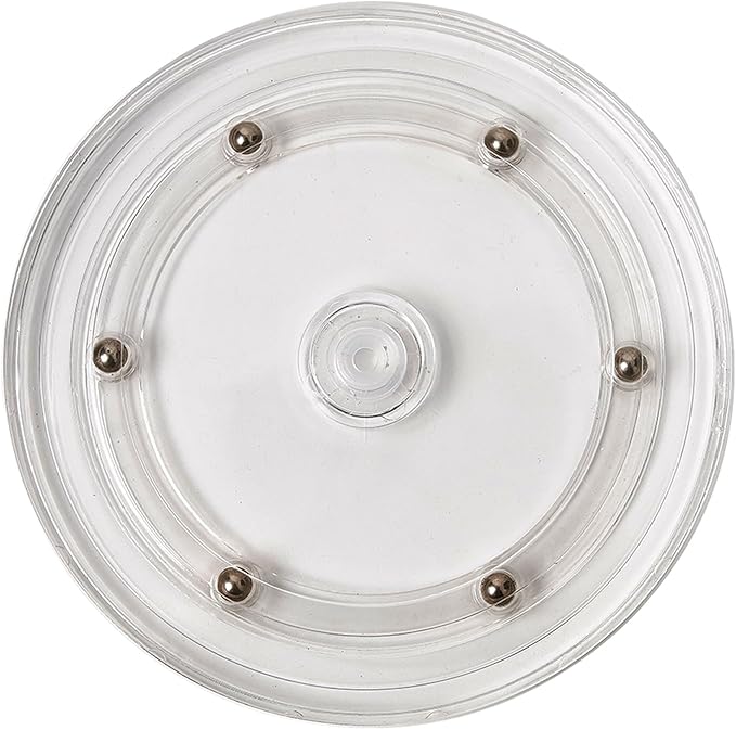 6 inch Small Lazy Susan Turntable Acrylic Ball Bearing Rotating Tray by DGTANGYIN