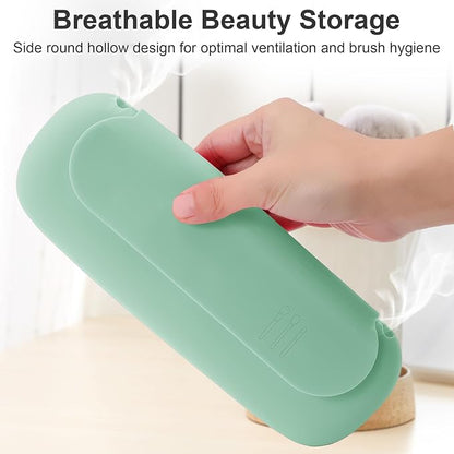 Silicone Travel Makeup Brush Holder - Image 6