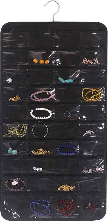 DIOMMELL 80 Pockets Hanging Jewelry Organizer by DIOMMELL