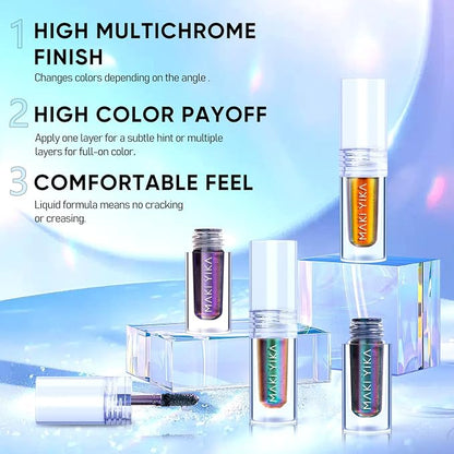MAKI YIKA Liquid Eyeshadow Chameleon Metallic Eyeshadow Color Shifting Highly - Image 5