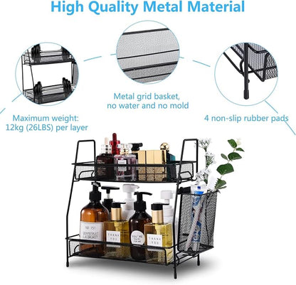 LEMIKKLE Countertop Organizer for Bathroom, Bedroom & Kitchen Counter Shelf - Image 7