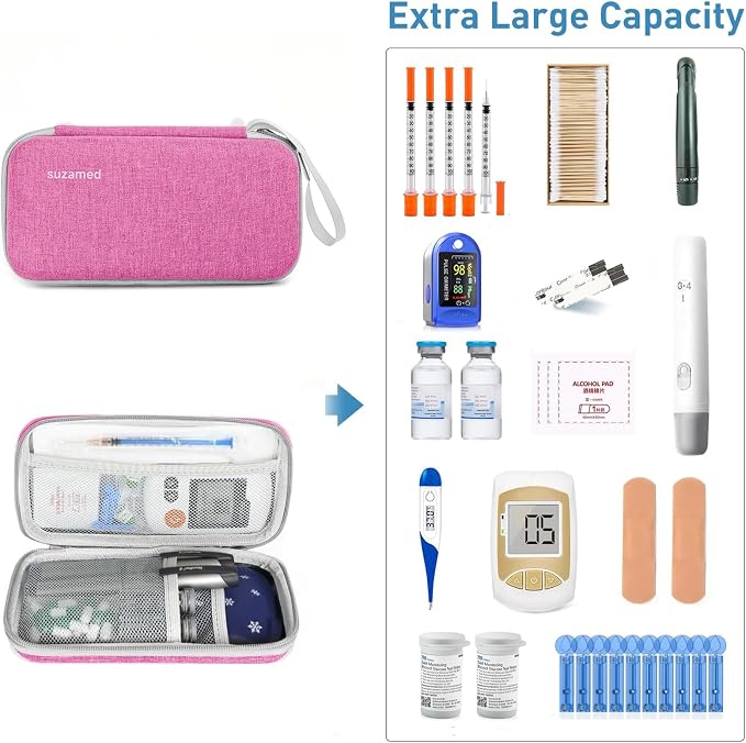 Insulin Cooler Travel Case, EVA Insulation Travel Medicine Kit - Image 6