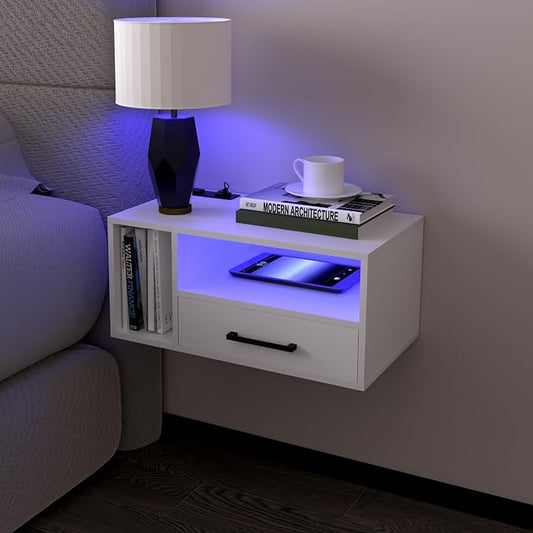 Homaterial Floating Nightstand by Homaterial