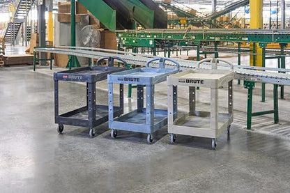 Rubbermaid Commercial Products BRUTE Heavy Duty 2-Shelf Utility/Service Cart - Image 13