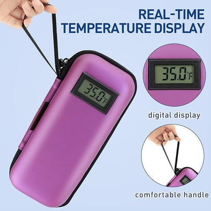 Insulin Cooler Travel Case, Portable Temperature Display Medicine Travel Cooler - Image 2
