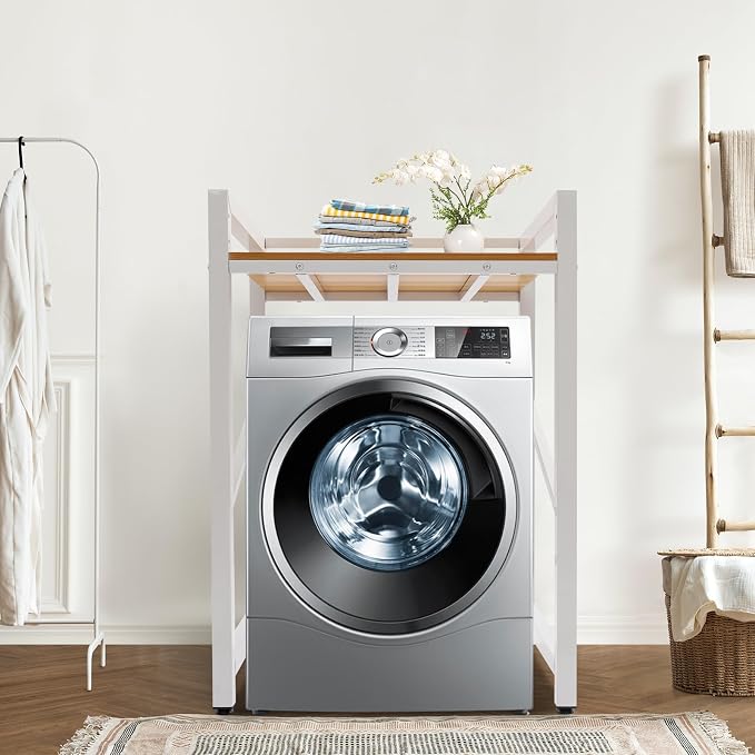 Washer Dryer Stacking Rack Stand, Heavy Duty Washing Machine Shelf - Image 2