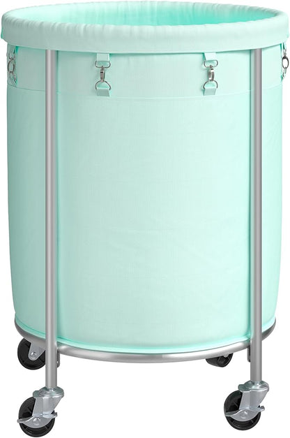 ELYKEN Laundry Basket with Wheels, 170L Rolling Laundry Hamper with Removable by ELYKEN