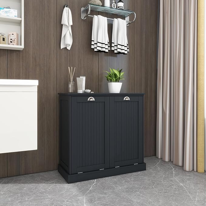 Tilt Out Laundry Hamper Cabinet - Image 7