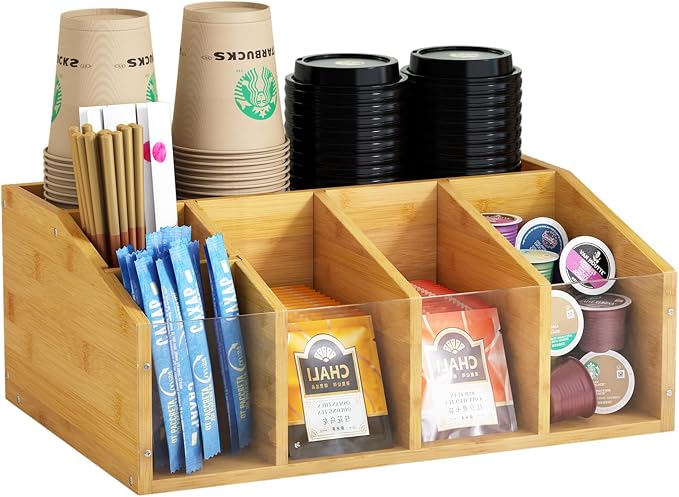 Coffee Station Organizer Condiment Organizer by AEEHFENG