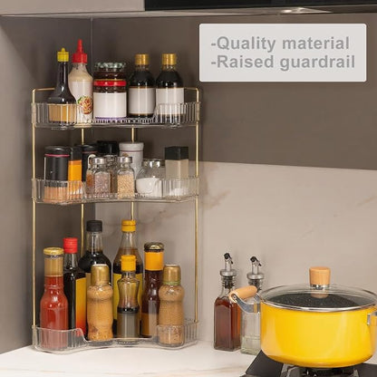 Corner Bathroom Countertop Organizer, Vanity Trays - Image 5