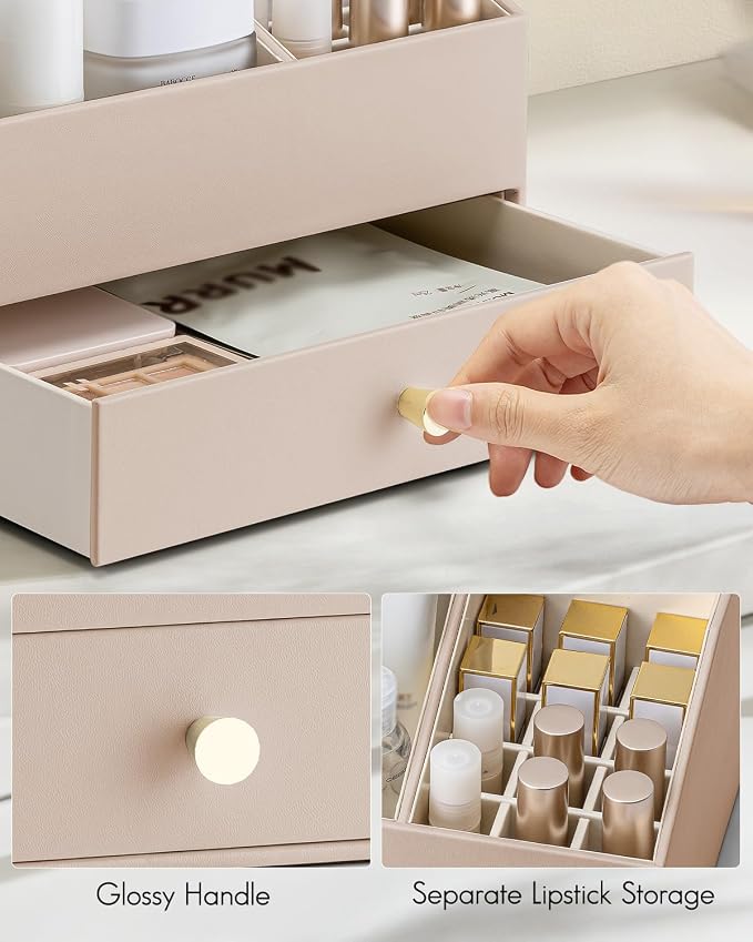 Vlando Makeup Organzier, Vanity Organizer - Image 3