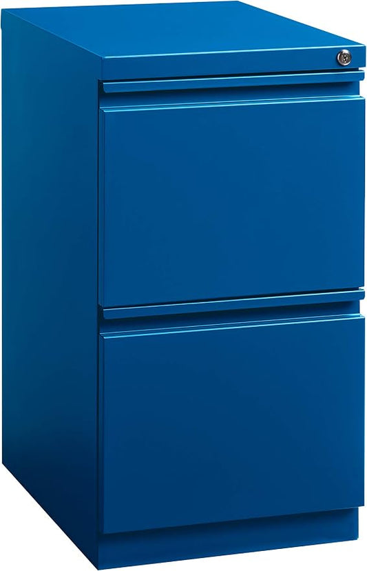 20 Inch Deep Metal Mobile Pedestal File 2 Drawer File-File by Office+Dimensions