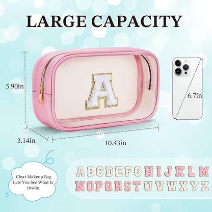 YOOLIFE Birthday Gifts | Initial Travel Makeup Bag Pouch - Image 5