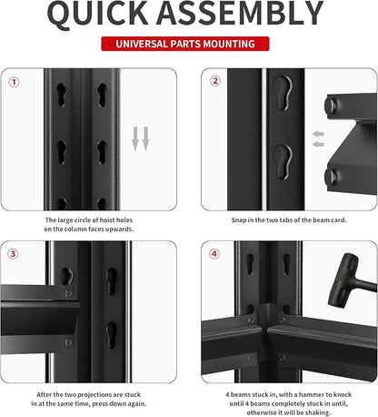 Heavy Duty Metal Storage Rack Shelving - Image 6
