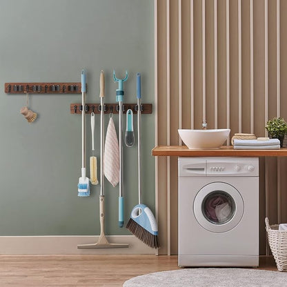 2 Pack Mop Broom Holder Wall Mount - Image 3