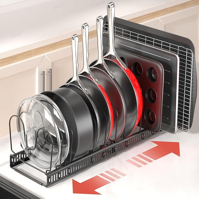 ORDORA Pots and Pans Organizer under Cabinet - Image 2