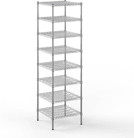 24" Deep x 24" Wide x 86" Height Wire Shelving Kit | 8-Tier | NSF Commercial by Regal+Altair