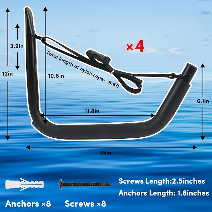 Kayak Storage Rack, Kayak Rack for Garage, Kayak Wall Mount Kayak Wall Rack - Image 2