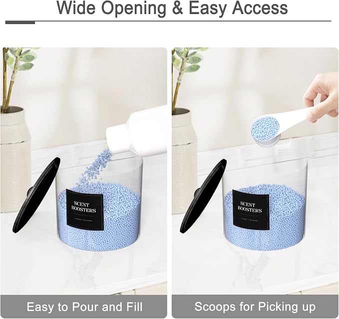 3+1 Pack Laundry Pods Containers & Dryer Sheet Holder & Laundry Detergent - Image 5