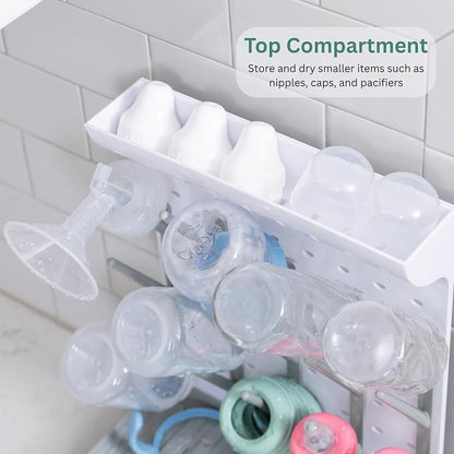 Baby Bottle Drying Rack – Large Vertical Bottle Dryer - Image 6