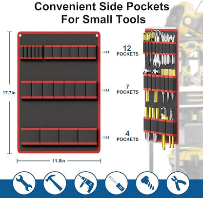 5 - Tier Power Tool Organizer Cart - 300 lbs Heavy Duty Utility Rack Shelf - Image 3